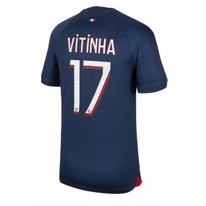 Paris Saint-Germain Vitinha Ferreira #17 Koszulka Podstawowych 2023-24 Krótki Rękaw